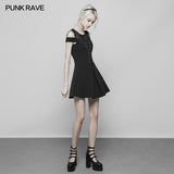 Women's Knitted Front Tie Rope Design Mesh Stitching Strapless Dress