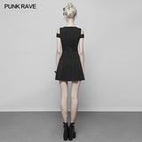Women's Knitted Front Tie Rope Design Mesh Stitching Strapless Dress