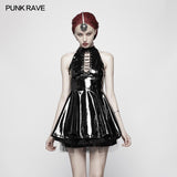 Sexy Punk Midnight Seduction Sleeveless Miniskirt