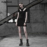 Punk Rave Corn Tie Rope Knitted Dress