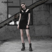Punk Rave Corn Tie Rope Knitted Dress
