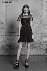 The Black Swan Fairy Lace Mesh Dress