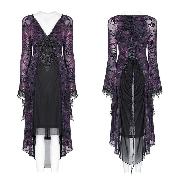 Gothic Goddess Classical Mid-length Dress
