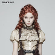 Steampunk Necklines Vintage Ruffled Collar