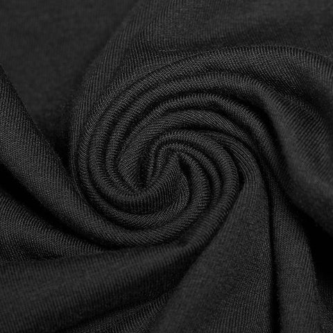 Goth Bat Messenger Knitted Long Sleeves T-shirt