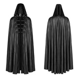 Gothic Mens Black Retro Mystic Cloak