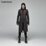 Steampunk Mens Mid-length Coat