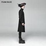 Steampunk Stand-up Collar Mid-length Coat
