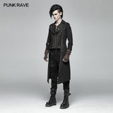 Steampunk The Rope Long Zipper Vest