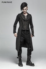 Steampunk The Rope Long Zipper Vest