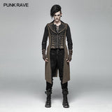 Steampunk The Rope Long Zipper Vest