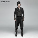 Steampunk The Rope Long Zipper Vest