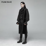 Victoria Gorgeous Dark-textured Gothic Long Vest