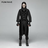 Victoria Gorgeous Dark-textured Gothic Long Vest
