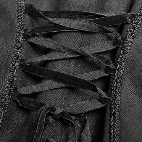 Gothic V-neck Swallow Tail Vest