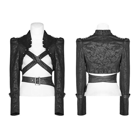 Military Uniform Handsome Cross Short Coat
