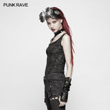 Punk Collar Cover Sleeveless Vest