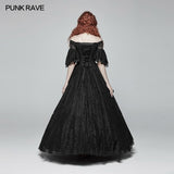Gorgeous Off Shoulder Victorian Lace Long Dress