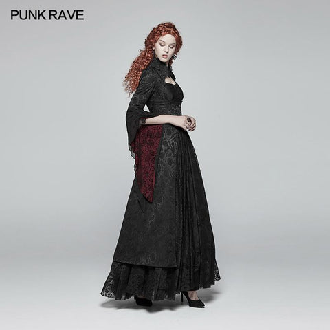 Gothic Ruffle Sleeves Court Long Lace Coat