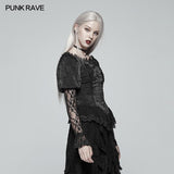 Gothic Lantern Sleeve Lace Shirt