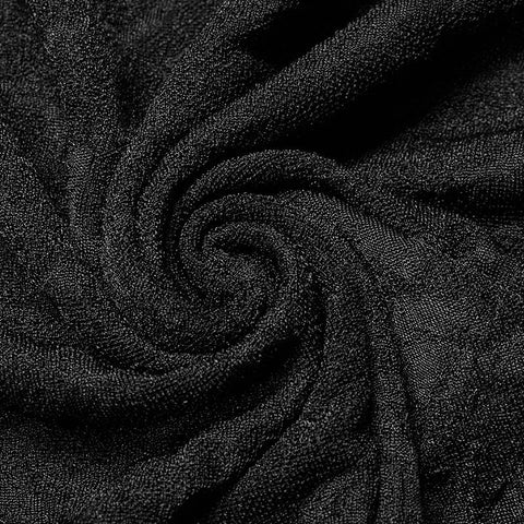 Gothic Strapless High Low Dress With Detachable Shoulder Strap