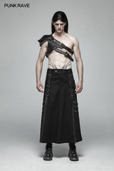 Steampunk Thick Three-dimensional  Armor One Shoulder Strap