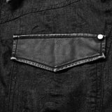 Men Punk Simple Short Sleeve Shirt