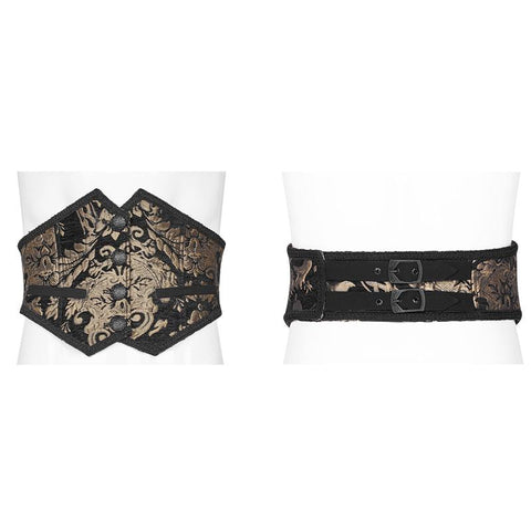 Men Gothic Gorgeous Court Jacquard Girdle