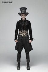 Men Gothic Gorgeous Court Jacquard Girdle