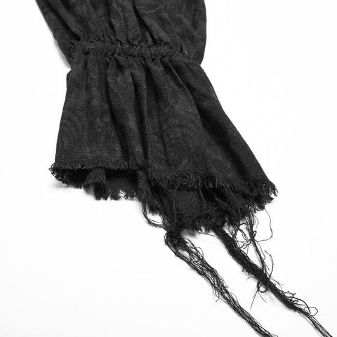 Men Decadent Gothic Printed Long Sleeve Shirt