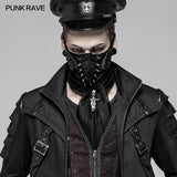 Punk Dark Mask For Male And Female With Studded Decoration