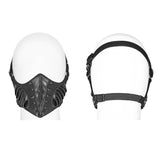 Punk Dark Mask For Male And Female With Studded Decoration