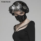 Punk Dark Mask For Male And Female With Studded Decoration