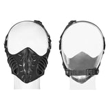 Punk Dark Mask For Male And Female With Studded Decoration