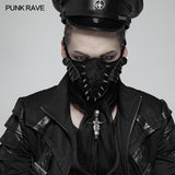 Punk Dark Mask For Male And Female With Studded Decoration