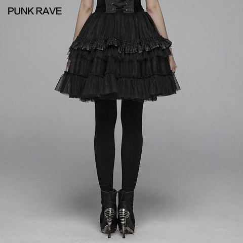 Lolita Short Tulle Tutu Half Skirt For Women