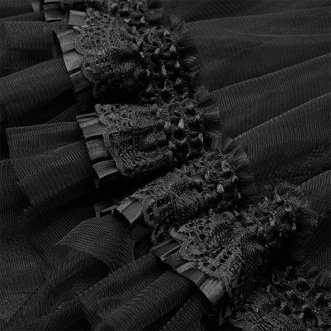 Lolita Short Tulle Tutu Half Skirt For Women