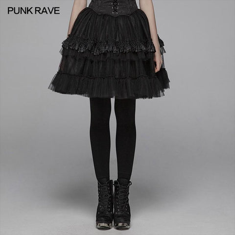 Lolita Short Tulle Tutu Half Skirt For Women