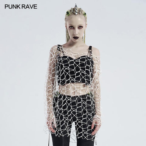 Punk daily big mesh T-shirt