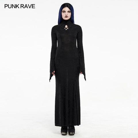 2020 Gothic jacquard knit dress