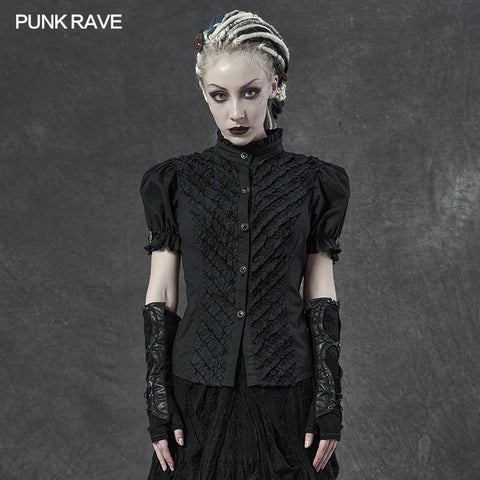 Steampunk short-sleeved shirt
