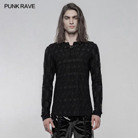 Dark Texture Long Sleeve T-shirt