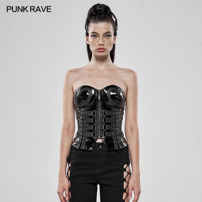 Love and Imprisonment Heavy Metal Heart-Shaped Corset