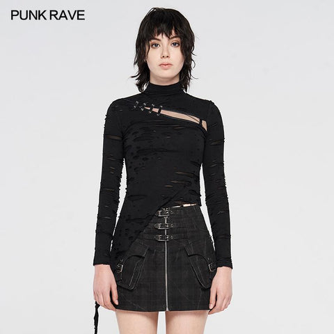 Steampunk asymmetrical t-shirts