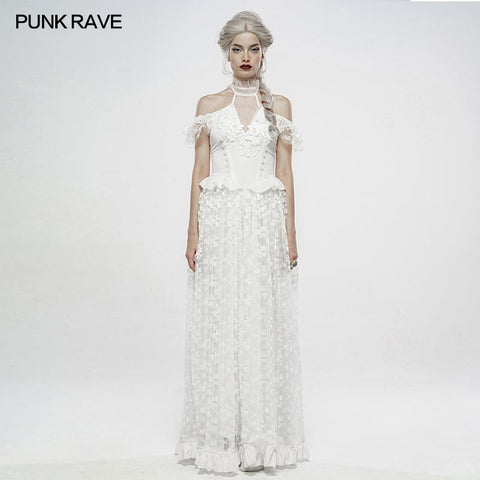 Gothic Gorgeous Off Shoulder Lace Dress