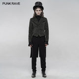 Vintage gothic jacquard jacket