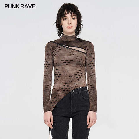 Steampunk asymmetrical t-shirts