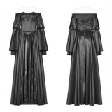 Victorian Gothic Off The Shoulder Long Sleeve Lace-up Dresses