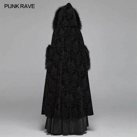 Gothic Winter Gorgeous Hooded Cloak For Women