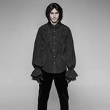 Dracula Gothic Dark Straight Pants Velvet Trousers